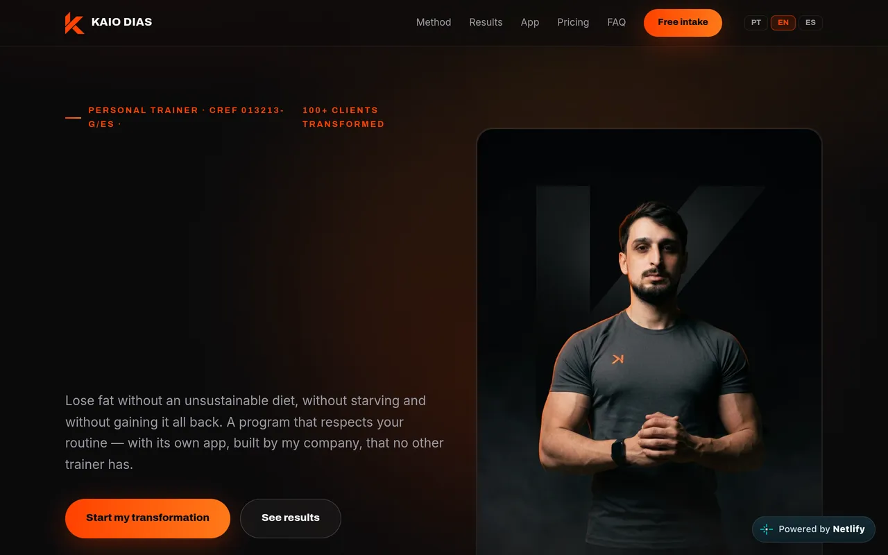 Kaio Dias · Personal Trainer